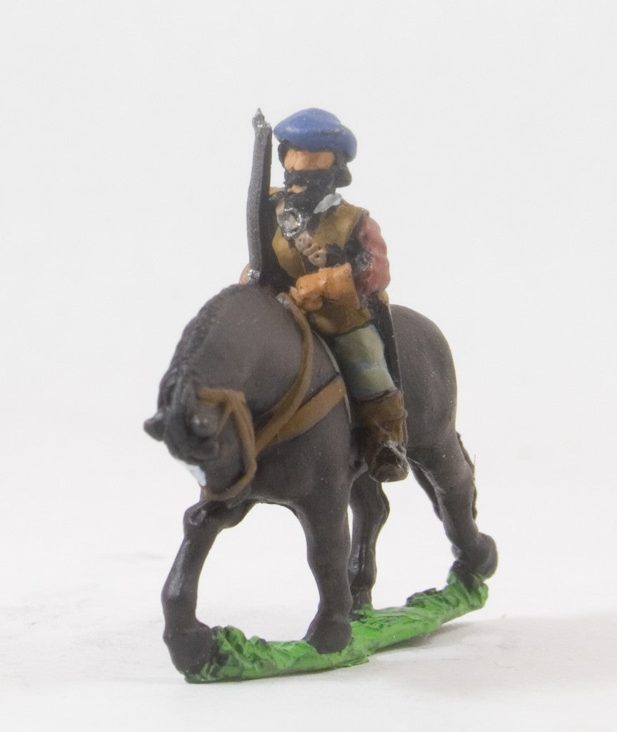 ECW: Scots Royalist: Medium Cavalry in Bonnet with Two Pistols REN86