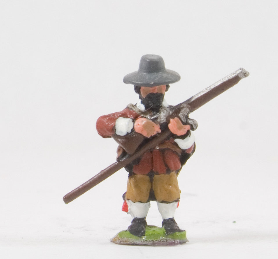 ECW: Musketeers in Hats with Musket Rest, No Apostles, Blowing Match REN9