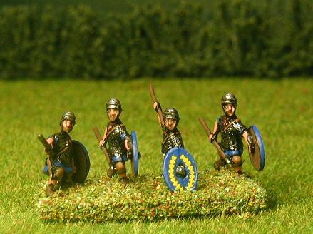 Early Imperial Auxillary Light/Heavy Infantry JavelIn and Shield RO29