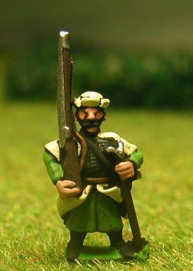 16-17th Century Polish: Musketeer with Rest & Shouldered Musket RPP4