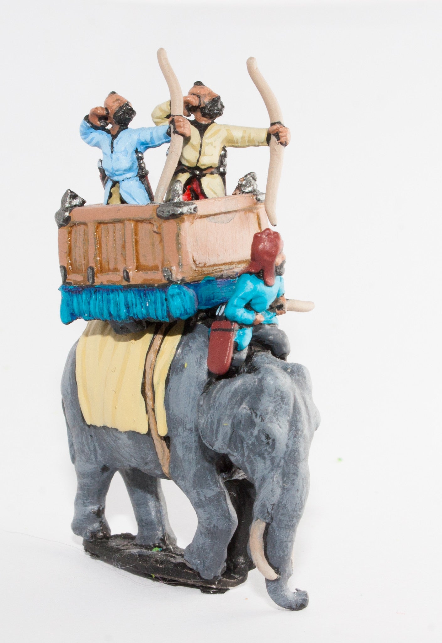 Persian Elephant with Driver Two Archers, Javelinman in Howdah SA9