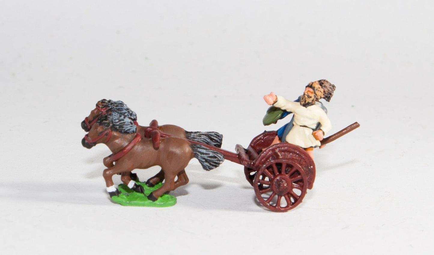 Two Horse Chariot with Driver and Javelinman SIA2