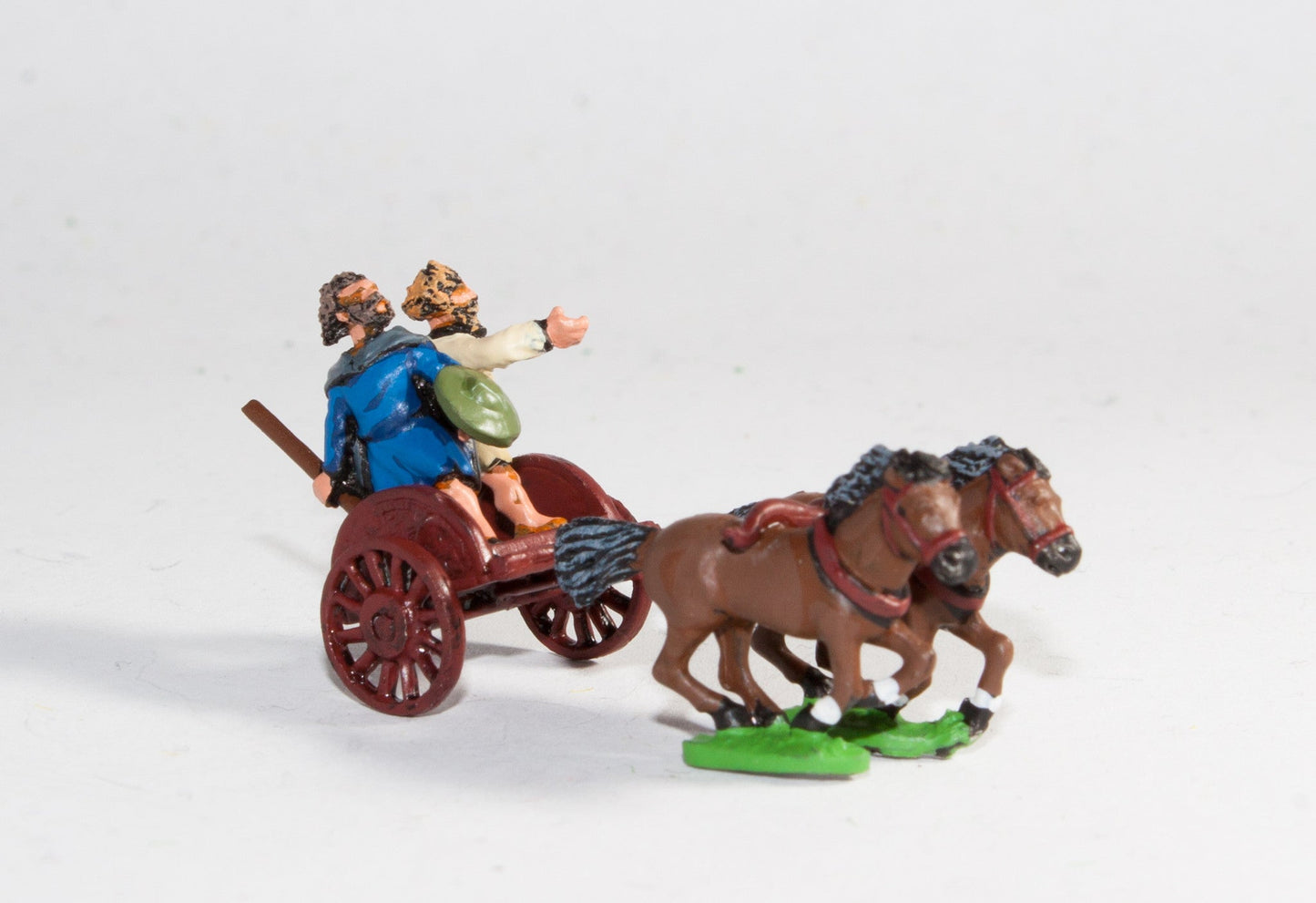 Two Horse Chariot with Driver and Javelinman SIA2