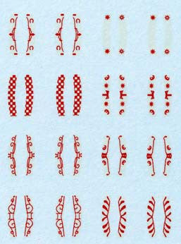 B1 Long straight sided shields, common Gallic / German.