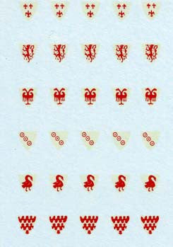 M01 Knight (swan, roses, eagle, lion, fleur, waves) 30