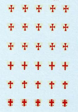 M03 Knight. Mix of 4 diff types crosses. (30)