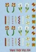 X4 Indian elephant decorations. Variety of patterns.