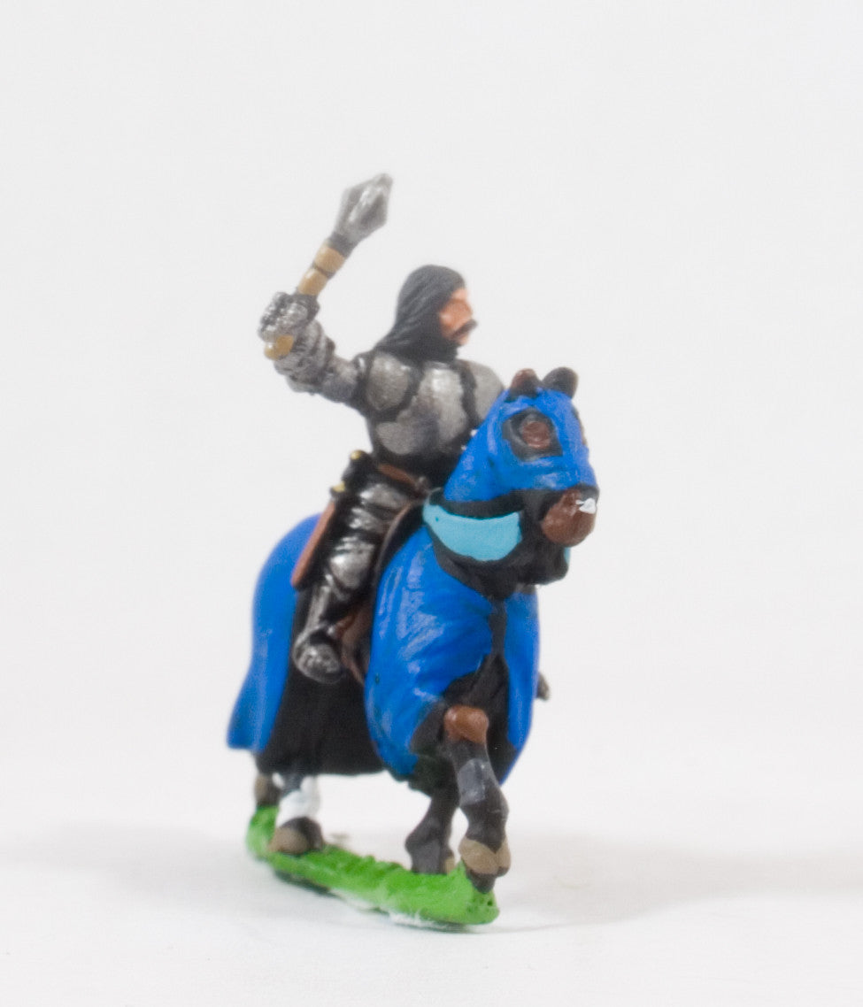 Generic Eastern European: Mounted Generals / Officers in Plate Armour, on Barded Horse XMED11b