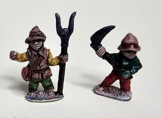 DD61 Halflings with farm tools