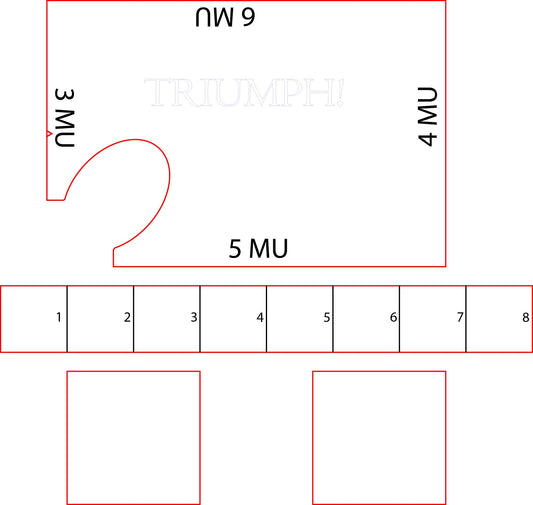 Triumph! Game Measures - 15mm (40mm basing)