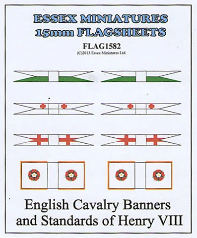 English Cavalry Banners and Standards of Henry VIII - Flag 1582