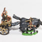 RCH7 Assorted 2-Horse Racing Chariots with assorted drivers