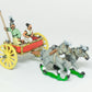 Two Horse Light Chariot with Spearman and Driver CHO3