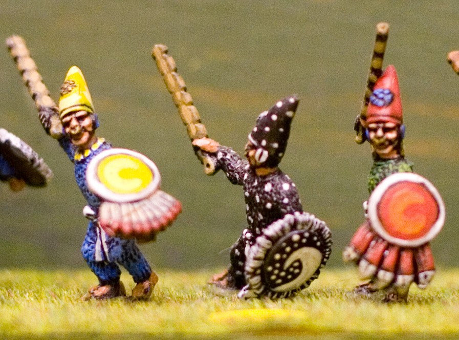 Suit Wearers in Pointed Hat, with Sword and Shield AZ8