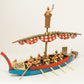 Middle Eastern Boat with Single Furled Sail, Suitable For Most Biblical Armies. Boat3