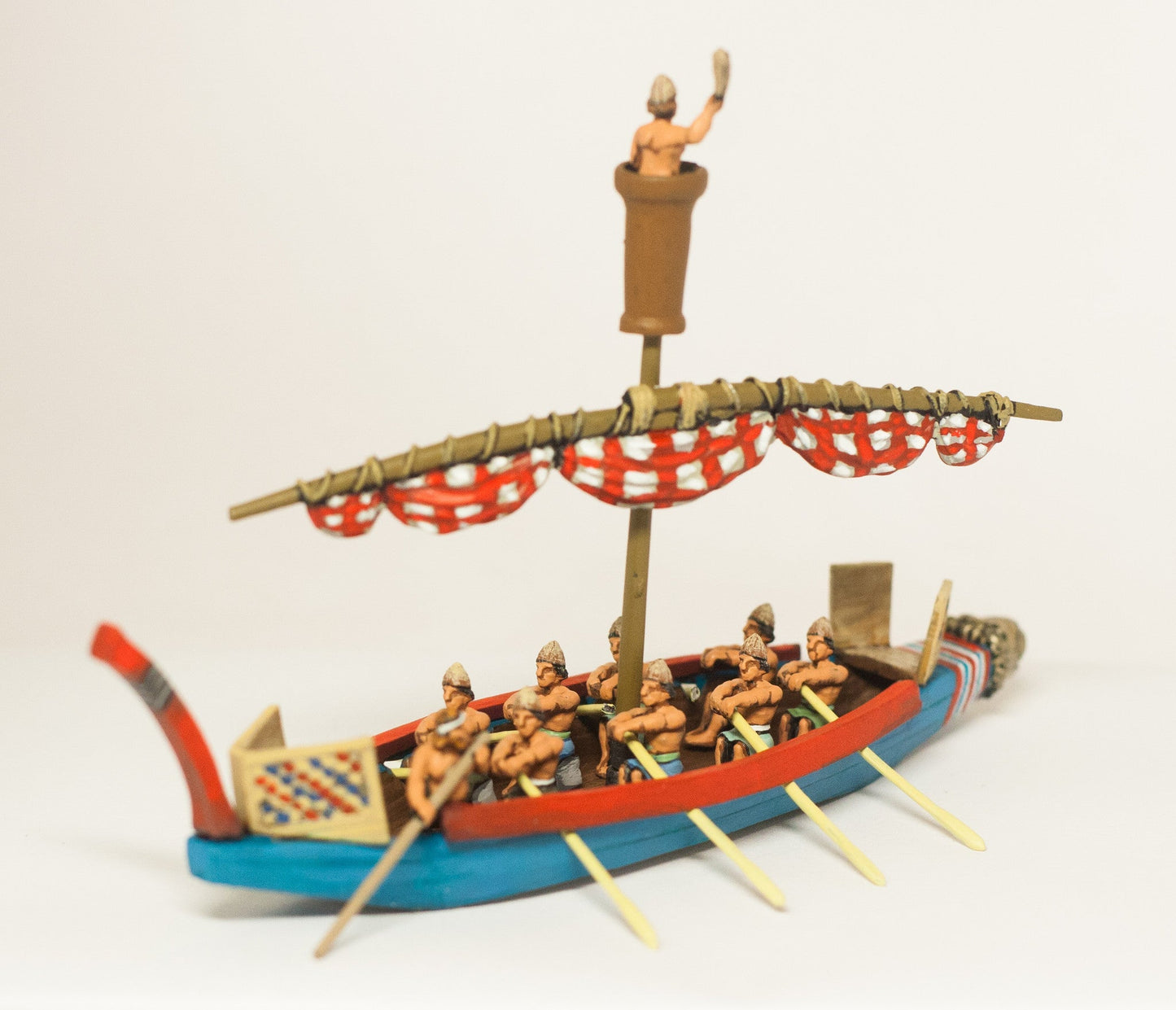 Middle Eastern Boat with Single Furled Sail, Suitable For Most Biblical Armies. Boat3
