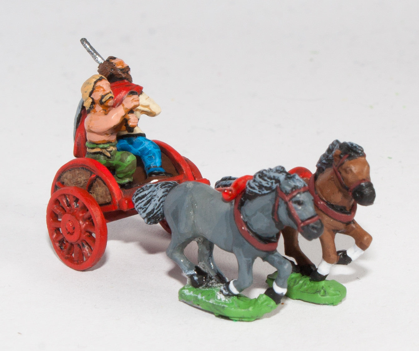 Two Horse Chariot with Driver and Chief AGB1a
