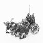 ChIn Chinese Four Horse Chariot with Driver, Archer and Halberdier (Unarmored) CHN5