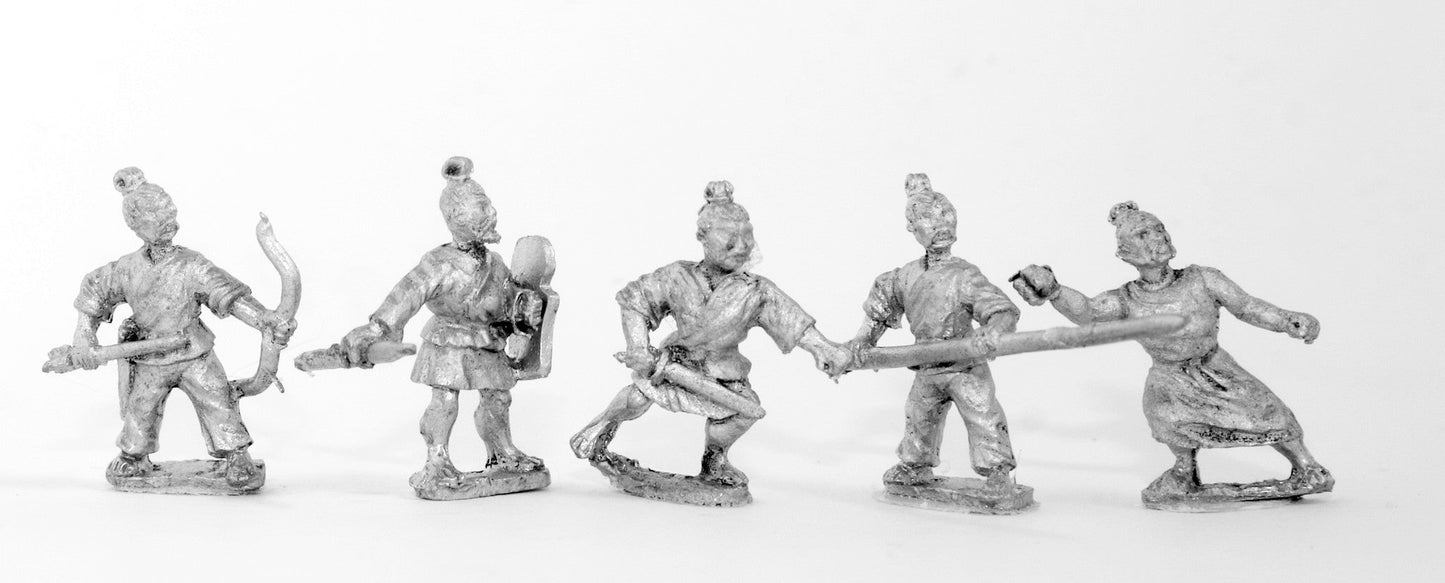 Generic Chinese Infantry Hordes or Peasants, Assorted Weapons CHO18