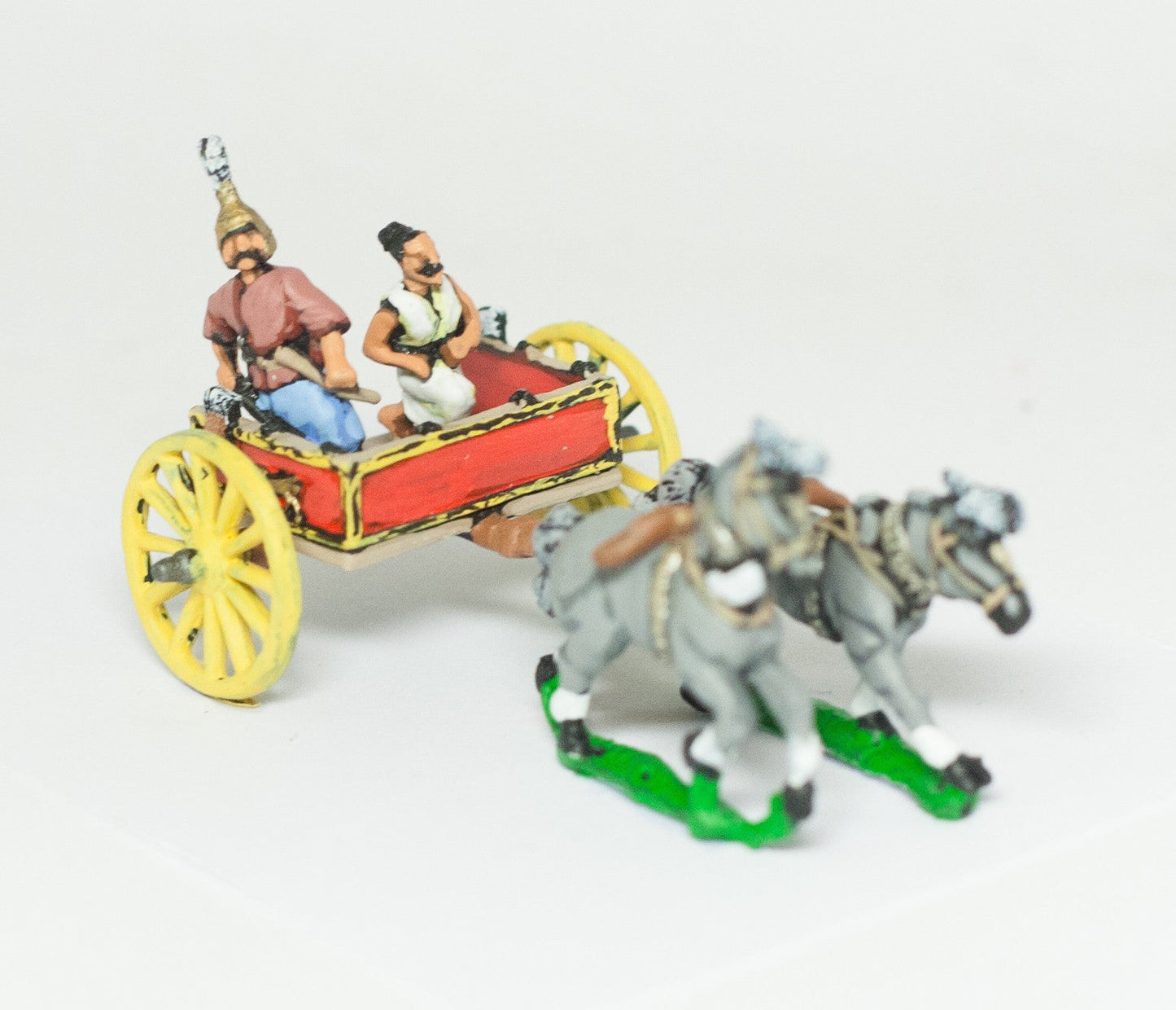 Two Horse Light Chariot with General and Driver CHO2