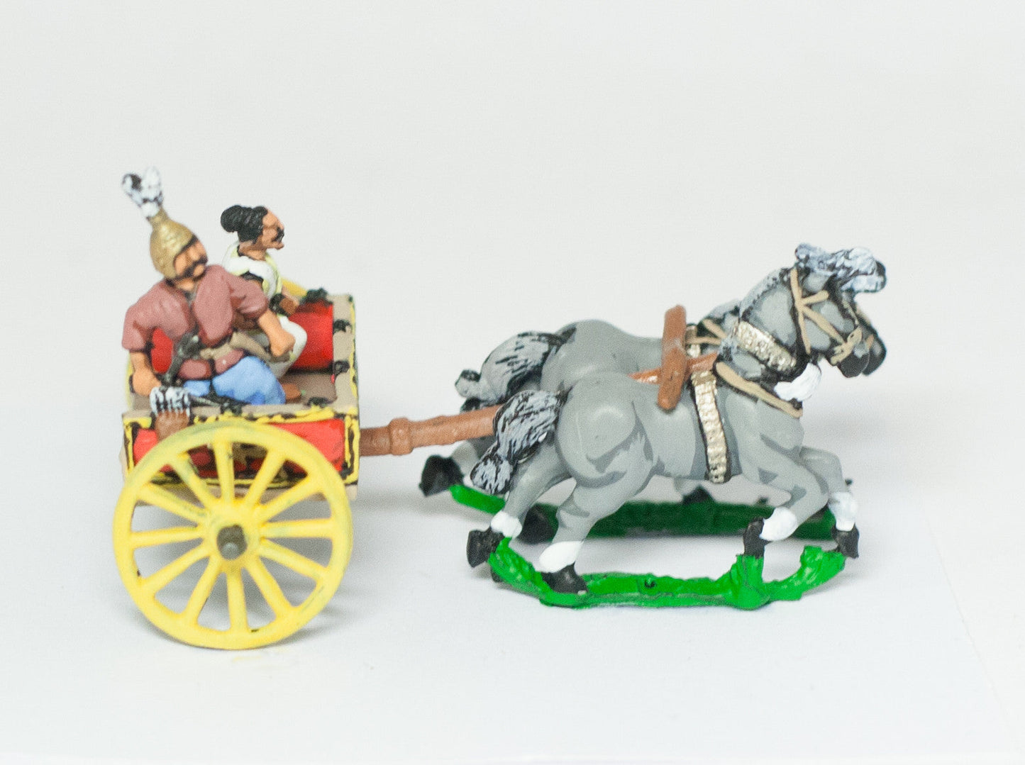 Two Horse Light Chariot with General and Driver CHO2