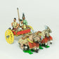 Four Horse Heavy Chariot with Driver, Archer and Spearmen CHO6a