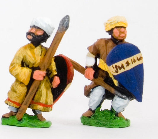 Arab Spearmen/Javelinmen with Kite Shields, Assorted Poses CRU8