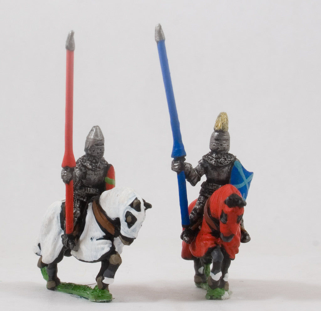 Polish 1350-1480: Mounted Knights, 1380-1440AD in Jupon & Helmetson Barded Horse EMED12a