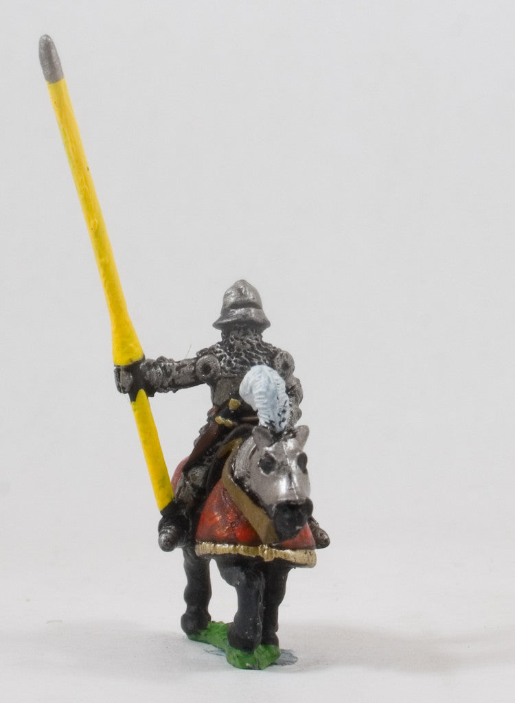 Polish 1350-1480: Mounted Knight 1400-1480 in Plate Armour, Shieldless, on Armoured Horse EMED14a