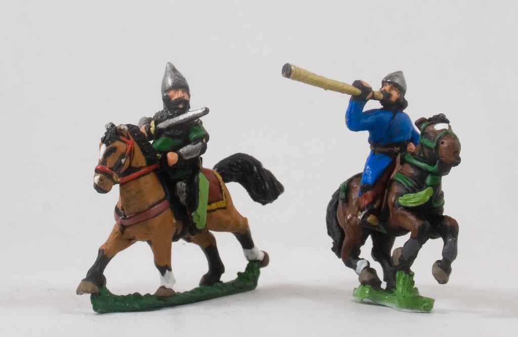 Persian 1350-1500: Command: Two Mounted. Officers & Trumpeter EMED62
