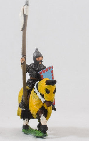 Serbian Empire: Knights 1300-1400AD in Mail with Lance & Shield on Barded Horse EMED65a