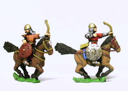 Armoured Horse Archer with Separate Shield. Suitable For Most Middle-Eastern Armies, Assorted Poses CRU50