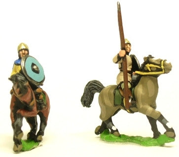 Dark Age: Medium / Light Cavalry in Helmets with Lance and Separate Shield DGS12