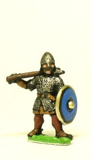 Dark Age: Dismounted Heavy Cavalry, Assorted Weapons & Round Shield DGS3