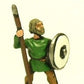 Dark Age: Medium Spearmen with Bare Heads & Round Shield DGS5