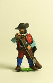 Spanish & English 1559-1605Ad: Musketeer in Hat, Loading MER104