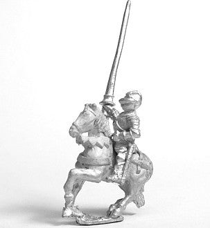 Early Renaissance: Gendarme in Closed Helm with No Plume on Unarmoured Horse MER49a