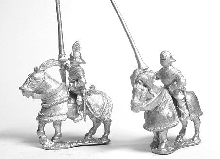 Early Renaissance: Gendarmes in Sallets on Armoured Horse MER50