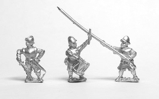 Renaissance 1520-1580Ad: Command: Officers, Standard Bearers & Drummer MER78