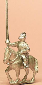 Renaissance 1520-1580Ad: Mounted Men At Arms in Closed Helmets with Lance MER81