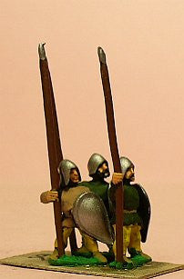 Later Spanish: Spearmen with Convex Almond Shield MID105