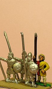 Spanish: Light / Medium Long Spearmen with Small Round Shield (Scots) MID96