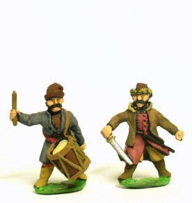 16-17th Century Cossacks: Command: Officers, Standard Bearers & Drummers RNC12