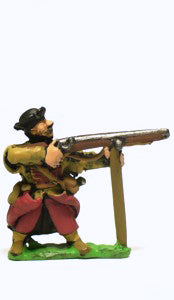 16-17th Century Polish: Musketeer with Rest, Firing RPP2