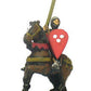 Mounted Sergeants in Conical Helms and Cloth Tunic, with Kite Shield & Lance on Unarmoured Horse MID18