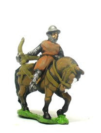 Mounted Crossbowmen in Kettle Helm & Mail Coat MID20