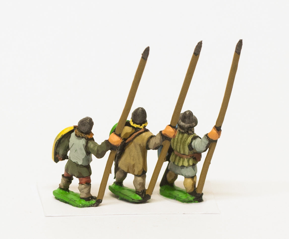 Medium Infantry in Assorted Helms with Long Spear & Kite Shield MID32