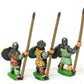 Heavy Infantry in Assorted Helms with Long Spear & Round Shield MID36