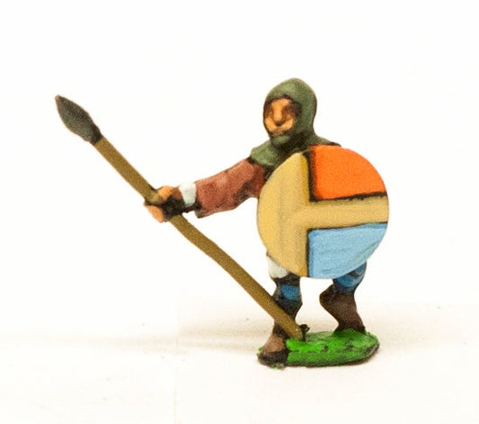 Medium Spearmen with Quilted Coat & Round Shield MID43
