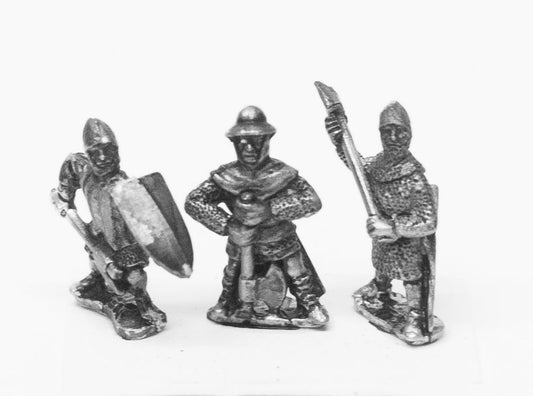 Heavy Axemen with Shields & Assorted Helms MID54